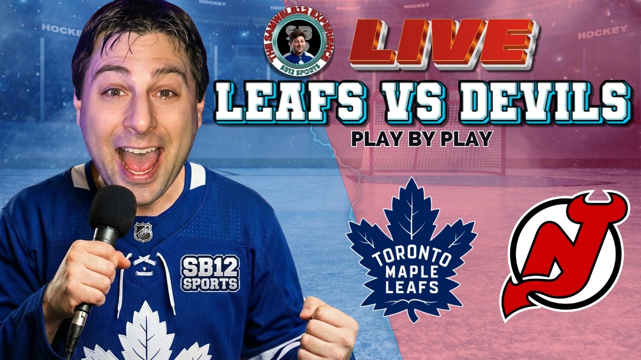 🏒 LIVE: Toronto Maple Leafs vs New Jersey Devils NHL Play by Play & Reactions!