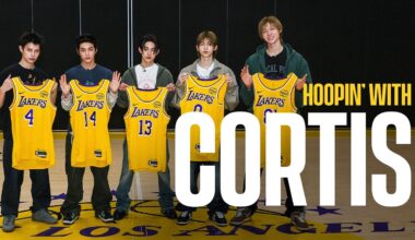 K-Pop Group Cortis Trades in the Stage… For the Hardwood?!