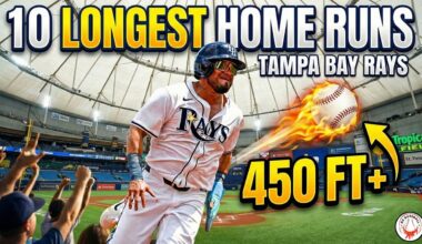 Tampa Bay Rays | The Longest Home Runs of 2025