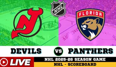 🔴LIVE : Florida Panthers Vs New Jersey Devils | NHL 2026 | NHL Live SCOREBOARD