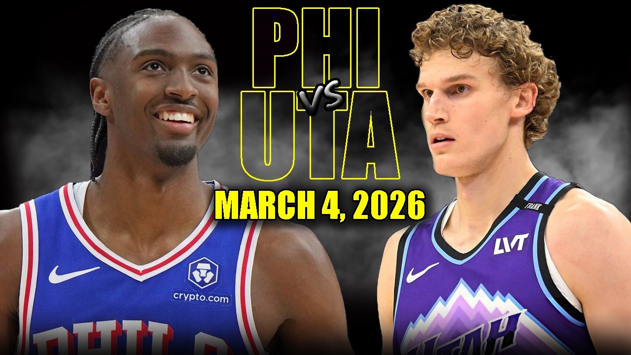 Philadelphia 76ers vs Utah Jazz Full Game Highlights – March 4, 2026 | NBA Season