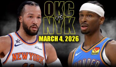 Oklahoma City Thunder vs New York Knicks Full Game Highlights – March 4, 2026 | NBA Season