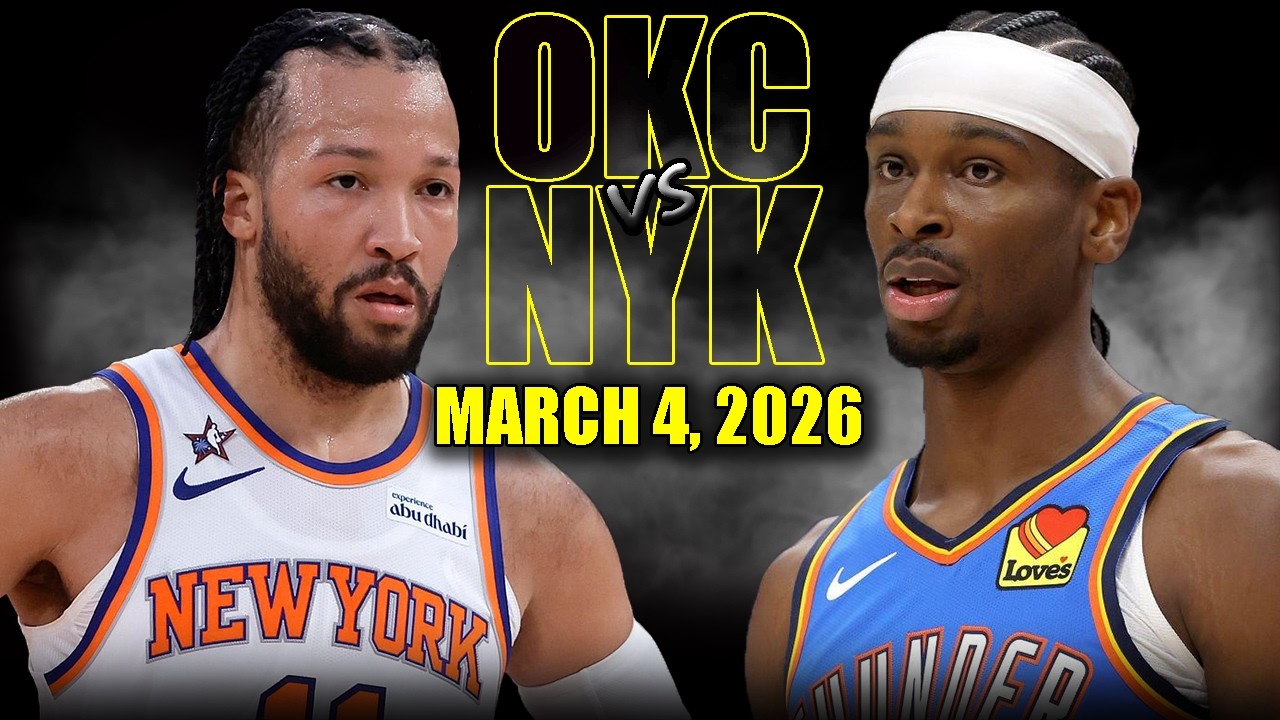 Oklahoma City Thunder vs New York Knicks Full Game Highlights – March 4, 2026 | NBA Season