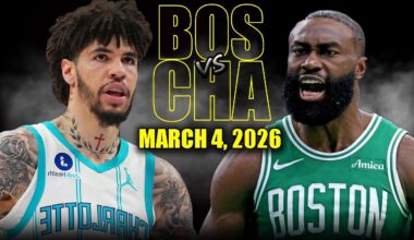Boston Celtics vs Charlotte Hornets Full Game Highlights – March 4, 2026 | NBA Season