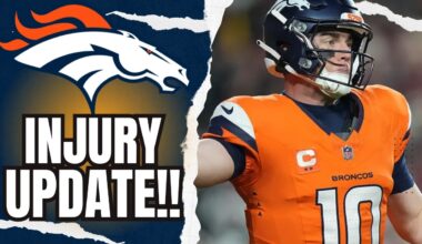 HUGE INJURY UPDATE on Denver Broncos QB Bo Nix!!