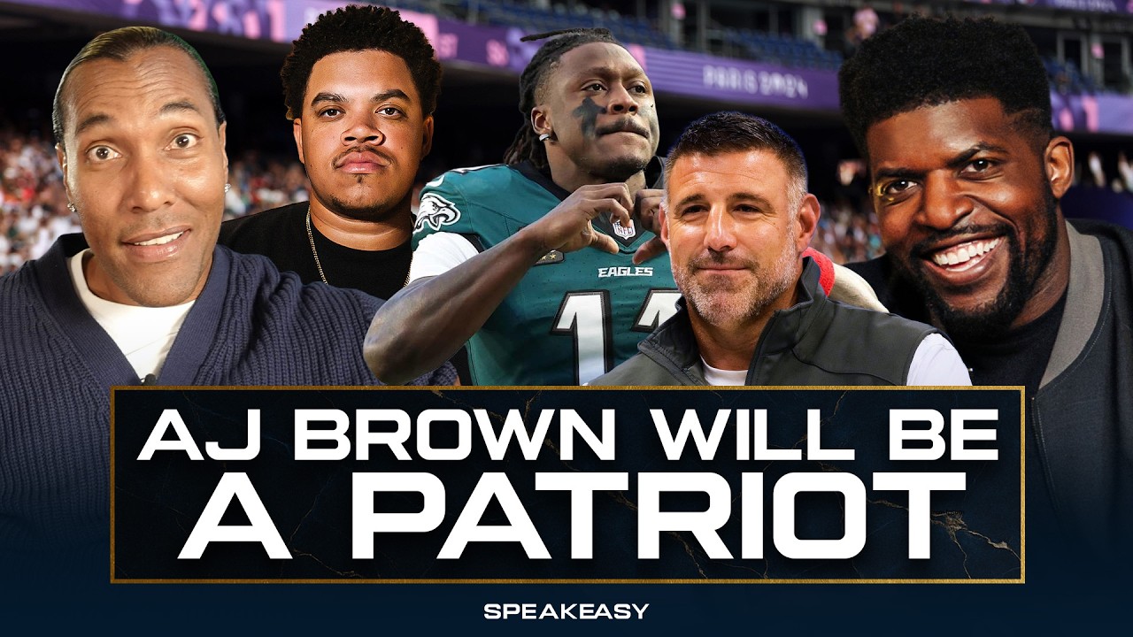 "AJ Brown will be a New England Patriot!" - The Speakeasy crew DEBATES!