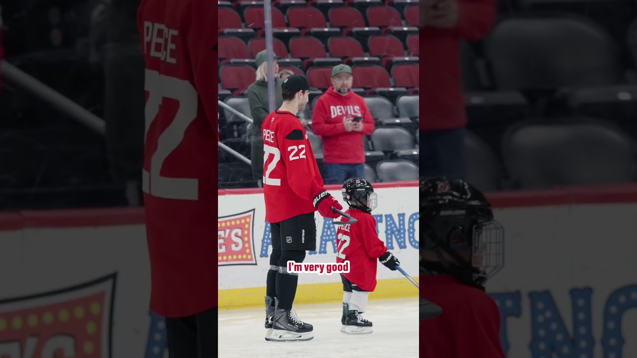 This Brett Pesce mic'd up video is the best thing you'll watch today 🥹 #shorts #njdevils #nhl