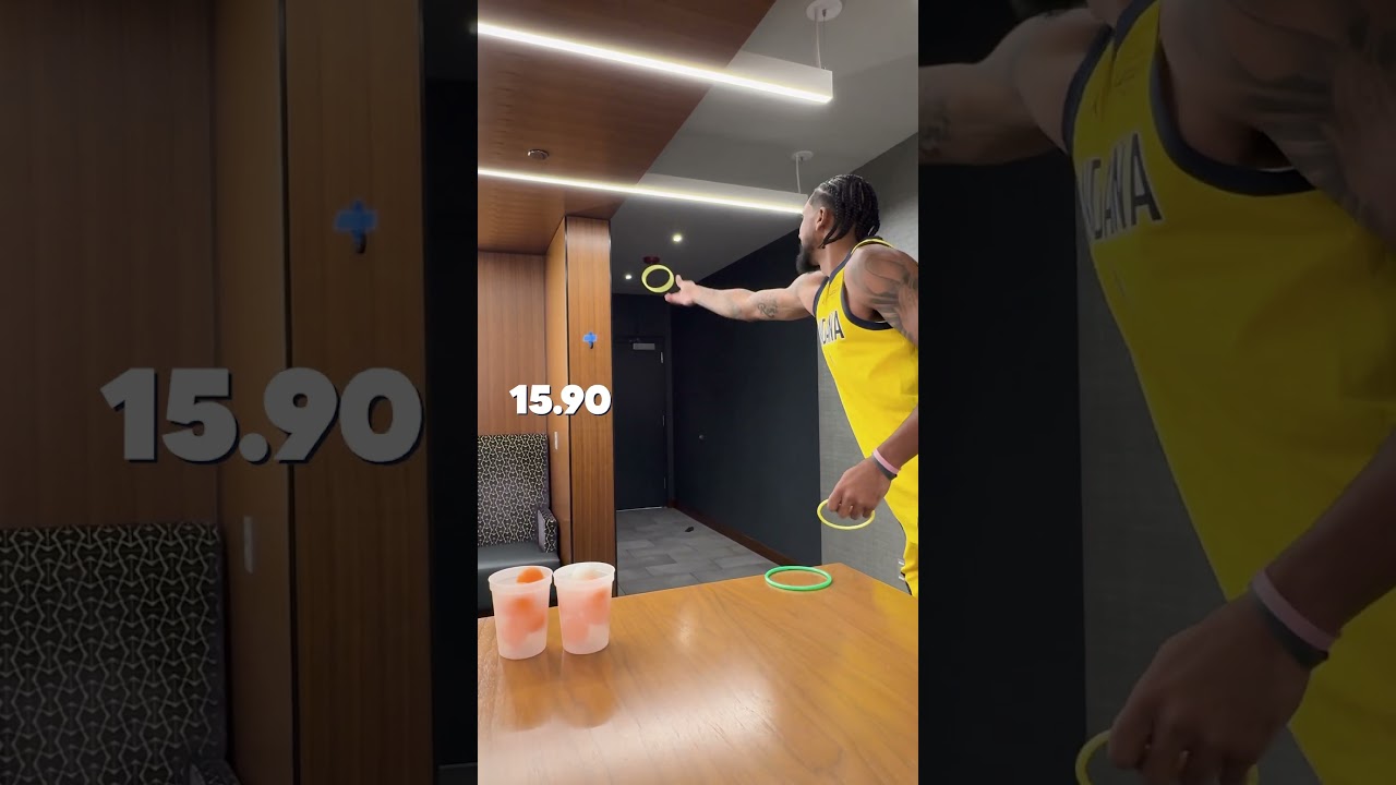 Obi Toppin  Took on the Locker Room Time Trials on Media Day ⏱️