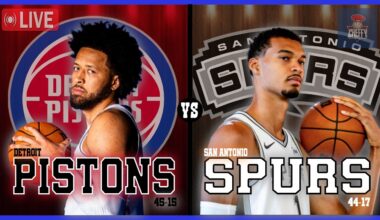 Detroit Pistons VS San Antonio Spurs LIVE Commentary Scoreboard | Pre and Post Game Coverage