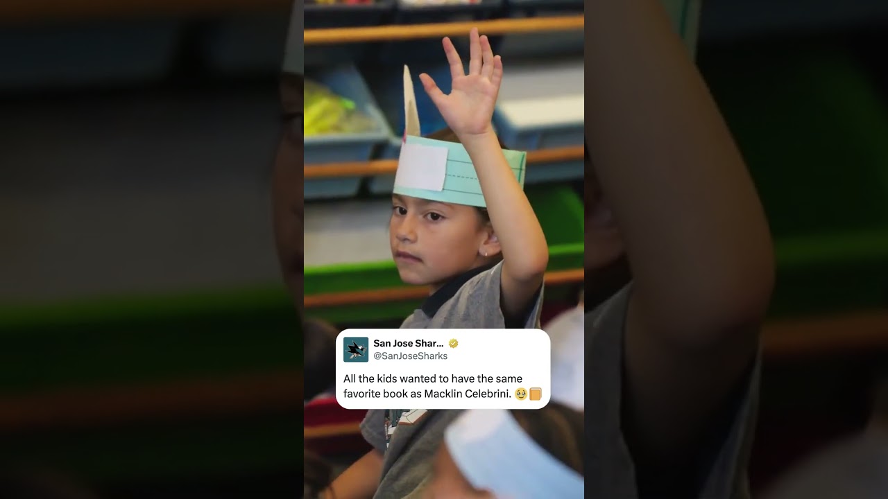 Everyone wants to be like Mack 🥹 (via @sanjosesharks/TT)