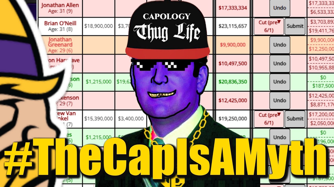 Vikings Clear Up Cap Issues, Have $26M in Space (More Pending)