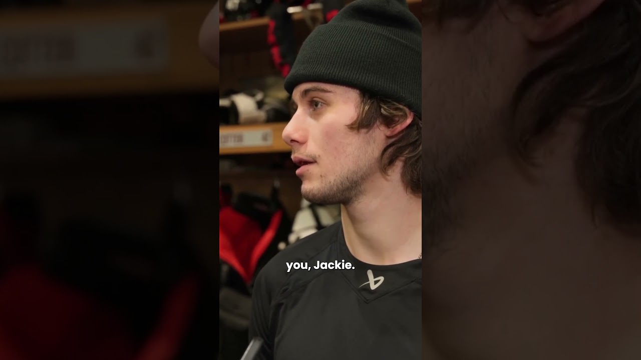 Jack Hughes speaks! New Jersey Devils Pre-Game part 3 #JackHughes #NJDevils #NHL #Hockey #TeamUSA