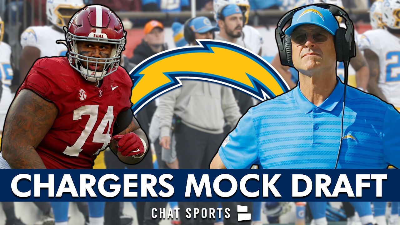 🚨REACTION: Los Angeles Chargers Mock Draft From ESPN