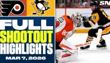 Philadelphia Flyers at Pittsburgh Penguins | FULL Shootout Highlights - March 7, 2026