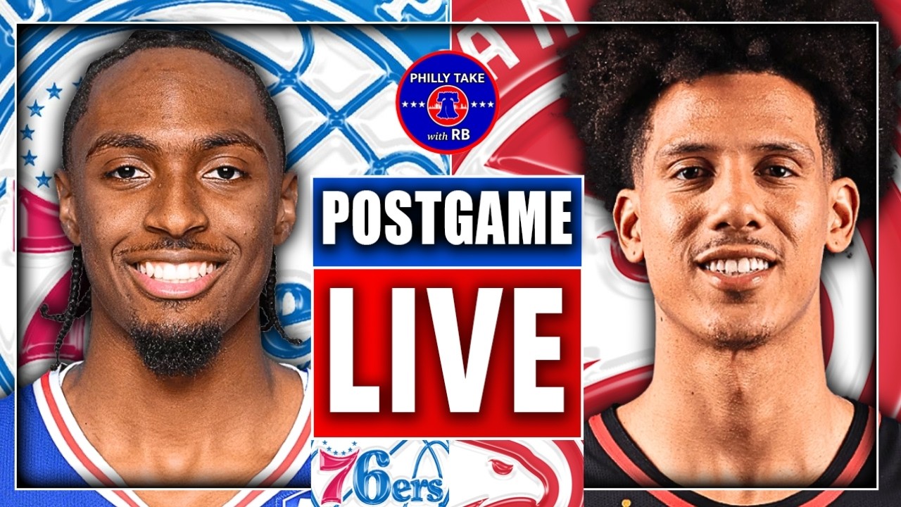 SIXERS PUNKED BY JALEN JOHNSON... TYRESE MAXEY INJURED IN FINAL SECONDS! | 76ers Postgame Live