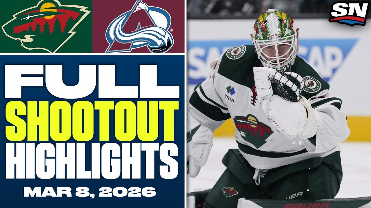 Minnesota Wild at Colorado Avalanche | FULL Shootout Highlights