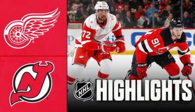 Red Wings vs. Devils | NHL Highlights | March 08, 2026