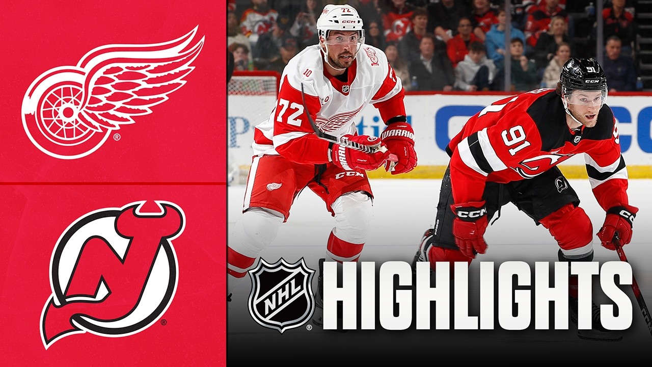Red Wings vs. Devils | NHL Highlights | March 08, 2026