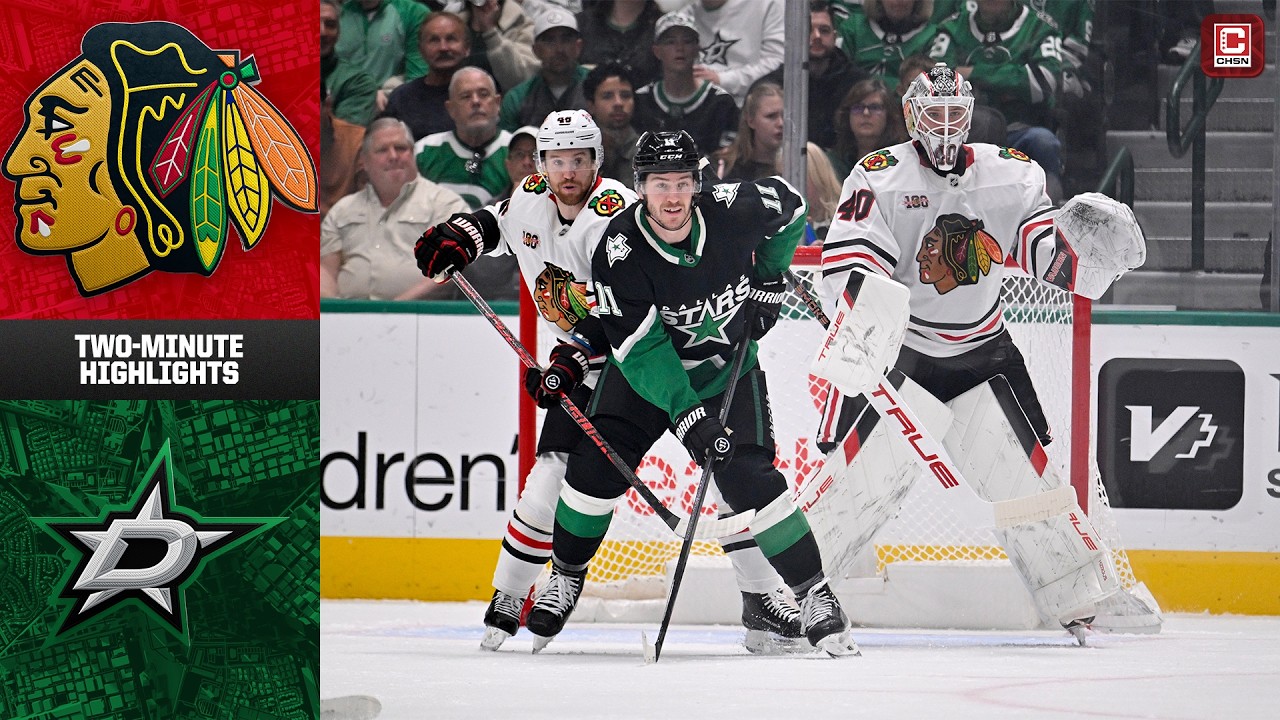 Chicago Blackhawks vs. Dallas Stars (3/8/26) | Game Highlights | CHSN Blackhawks