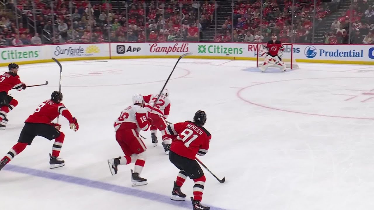 New Jersey Devils vs. Detroit Red Wings - Game Highlights