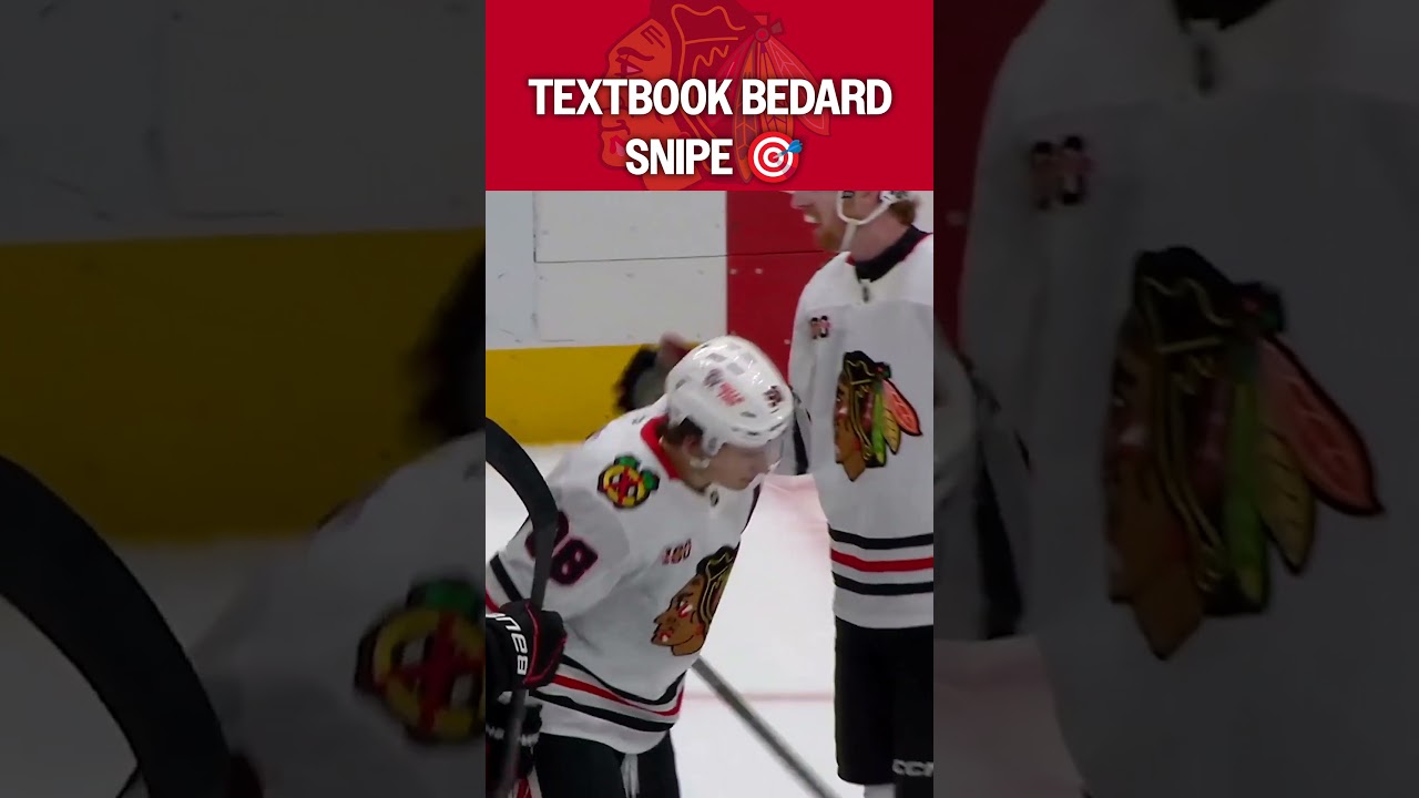 Bedard is LETHAL from ANYWHERE 🎯