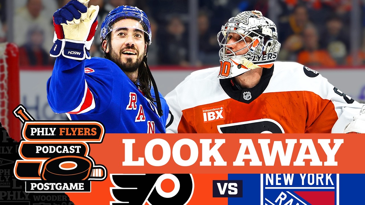 Matvei Michkov scores, but Dan Vladar pulled in UGLY Flyers loss to Rangers | PHLY Flyers Podcast
