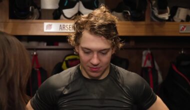 Gritsyuk, Markstrom, Glass, Keefe talk to media after 5-1 win against Florida