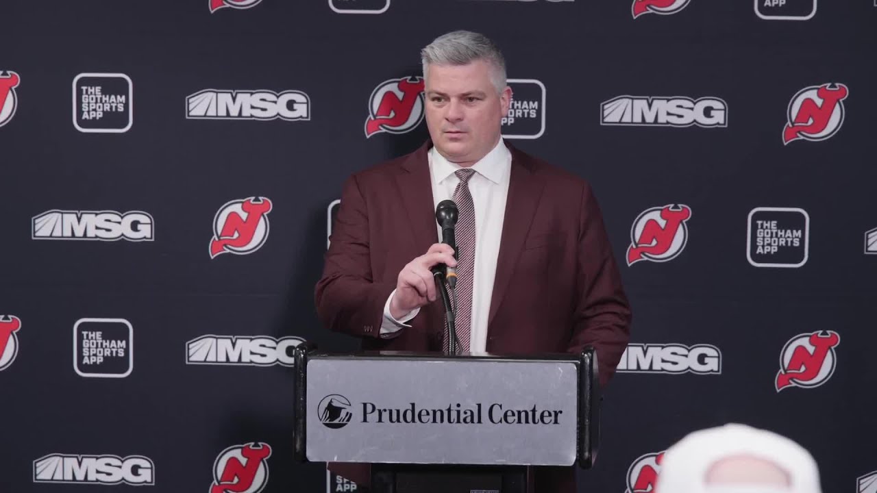 Keefe, Jack Hughes, Hischier, Bratt answers Qs after a 6-3 win against the Rangers