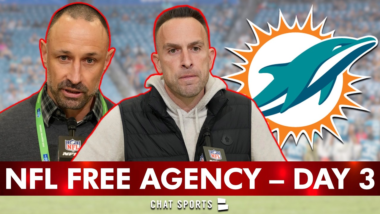 Dolphins 2026 NFL Free Agency LIVE - Day 3: Dolphins Sign Lonnie Johnson, Josh Uche, Willie Gay