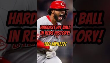 The HARDEST HIT BALL in Reds History Belongs to Rece Hinds! 🤯⚾️ #reds #shorts