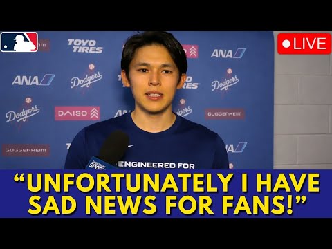 JUST ANNOUNCED! SAD NEWS ABOUT ROKI SASAKI! DODGERS FANS WEREN'T EXPECTING THIS! DODGERS NEWS