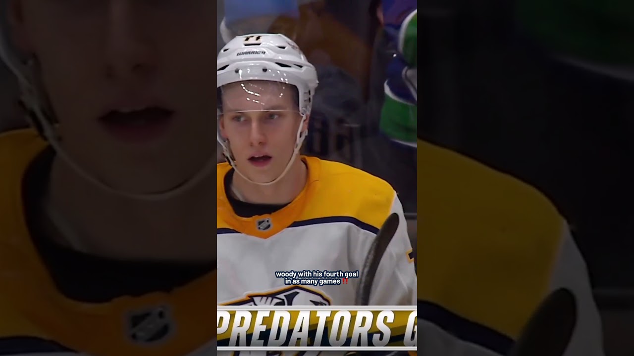 Matthew Wood with his fourth goal in as many games 🗣️ #predsnhl