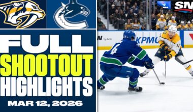 Nashville Predators at Vancouver Canucks | FULL Shootout Highlights - March 12, 2026