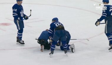 Radko Gudas 🚫Game Misconduct🚫 Kneeing Against Auston Matthews