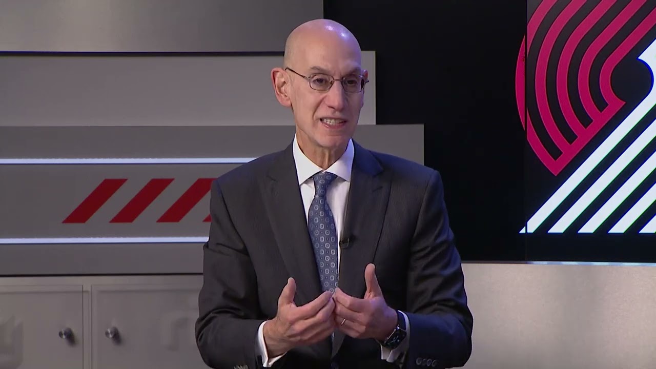 NBA Commissioner Adam Silver & Brooke Olzendam | Portland Trail Blazers | March 13, 2026