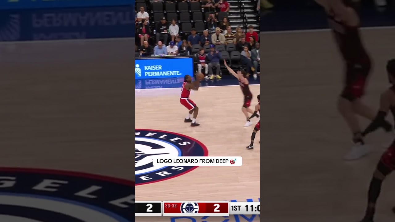 Kawhi let's it FLY ✈️