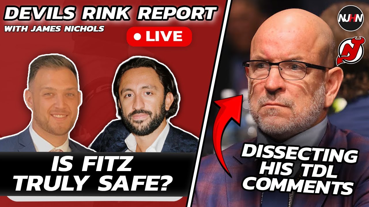 Is Fitzgerald Safe? Pasha Eshghi Reacts to Presser Fallout | Devils Rink Report