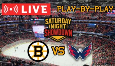 LIVE: Boston Bruins VS Washington Capitals SATURDAY NIGHT SHOWDOWN Commentary/Scoreboard! #nhlbruins
