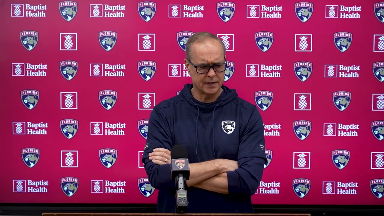 Florida Panthers Coach Paul Maurice Updates Injuries; Sam Reinhart Out for Road Trip