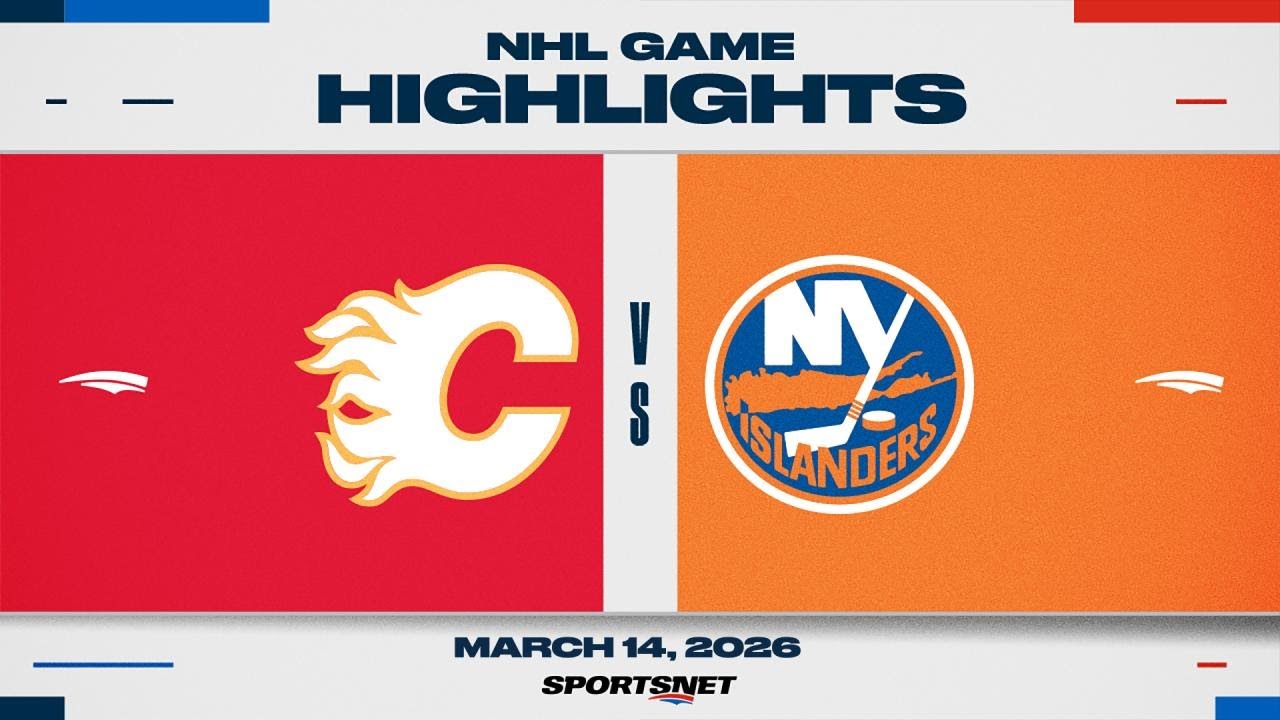 NHL Highlights | Flames vs. Islanders - March 14, 2026