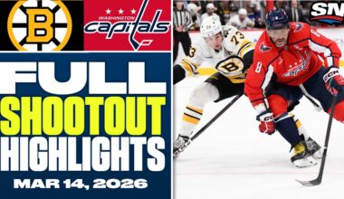 Boston Bruins at Washington Capitals | FULL Shootout Highlights - March 14, 2026