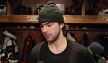 Hischier, Glass, Allen and Keefe speak after 6-4 win over Kings