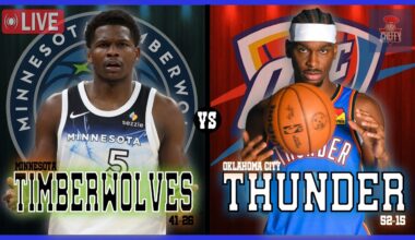 Minnesota Timberwolves VS Oklahoma City Thunder LIVE Commentary Scoreboard | AND Pre Game Coverage