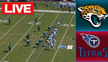 🔴 LIVE🔴Jacksonville Jaguars vs Tennessee Titans/ Week 18 / Madden NFL 26