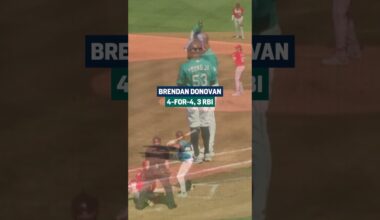 Brendan Donovan was doing his thing. #mlb #baseball #mariners