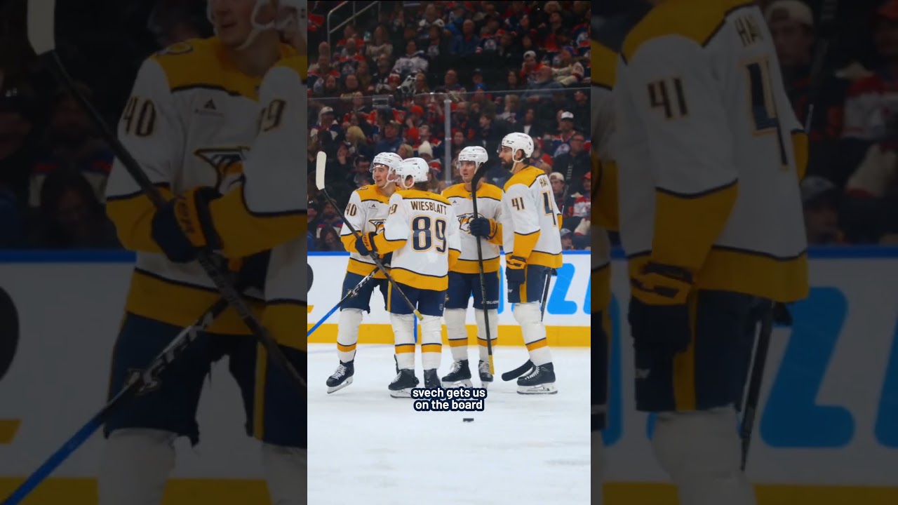 Svech gets us on the board against the Oilers 😤 #predsnhl