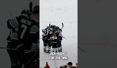 Checkmate. #shorts #jackhughes #njdevils #nhl