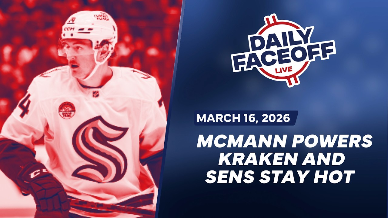 McMann Powers Kraken To Big Weekend & The Senators Stay Hot | Daily Faceoff Live