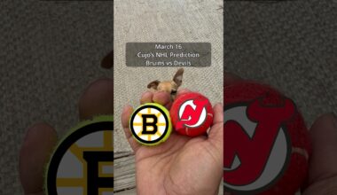 Cujo’s NHL Picks | Boston Bruins vs New Jersey Devils 🏒 03-16-2026 #CujoCatches