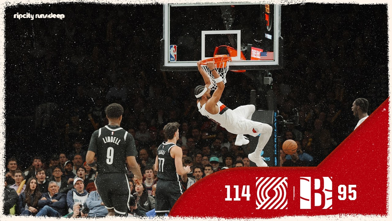 Portland Trail Blazers 114, Brooklyn Nets 95 | Game Highlights | March 16, 2026